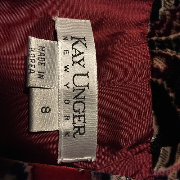 3/$25 Kay Unger suede blazer size 8 - Picture 2 of 6